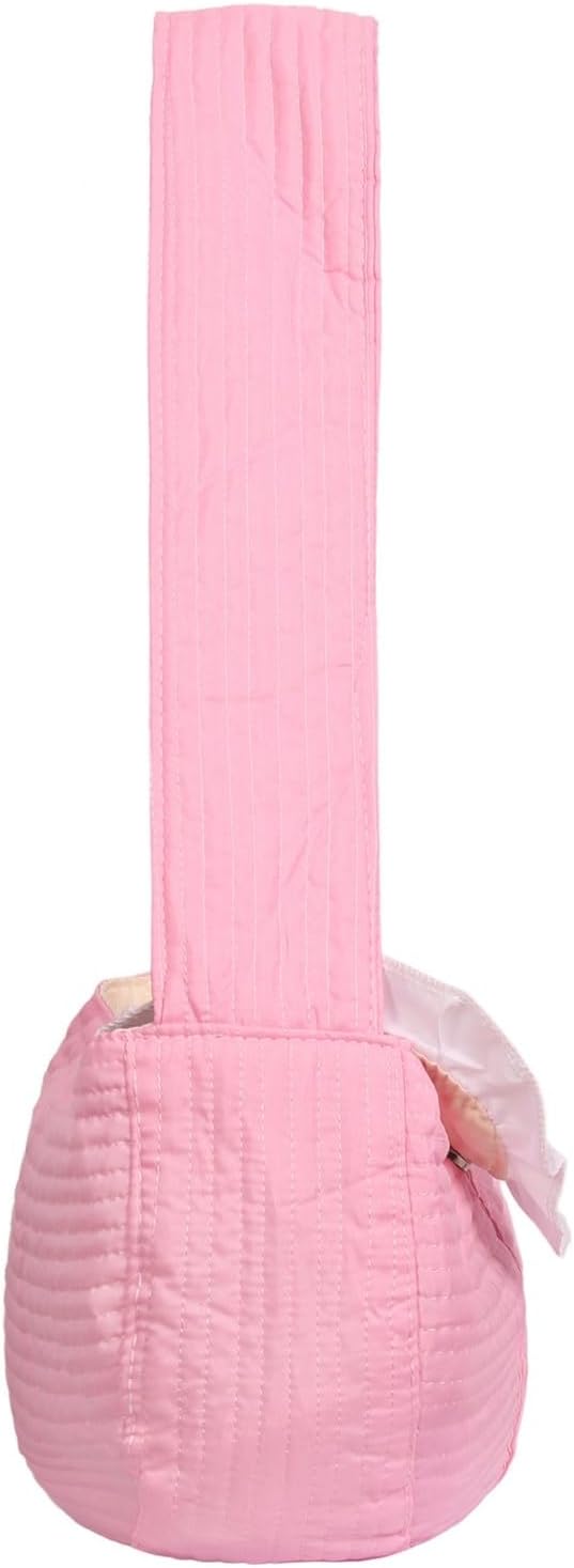 Pet Sling Carrier for Small Dogs & Cats 3-8lbs, Light Pink