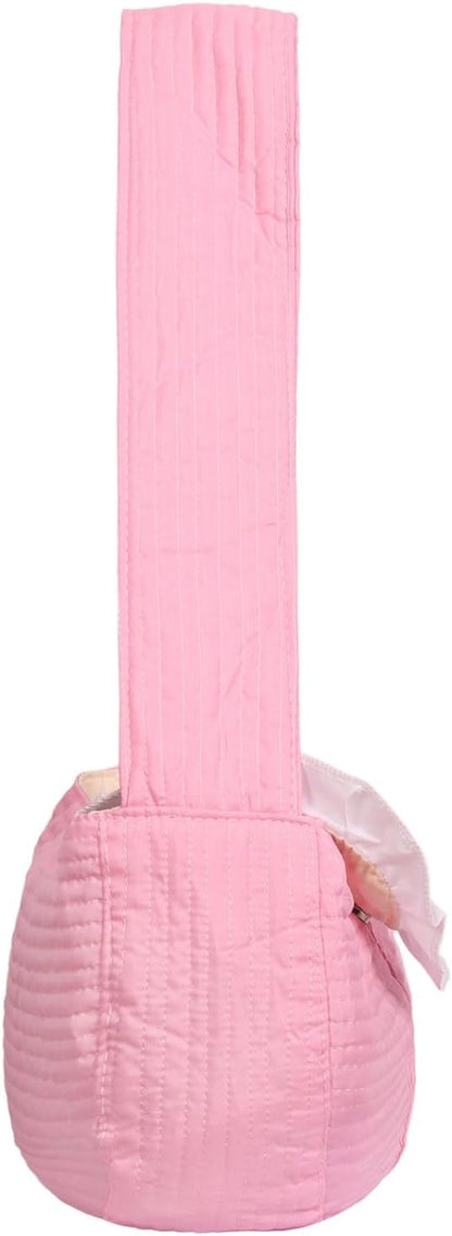 Pet Sling Carrier for Small Dogs & Cats 3-8lbs, Light Pink