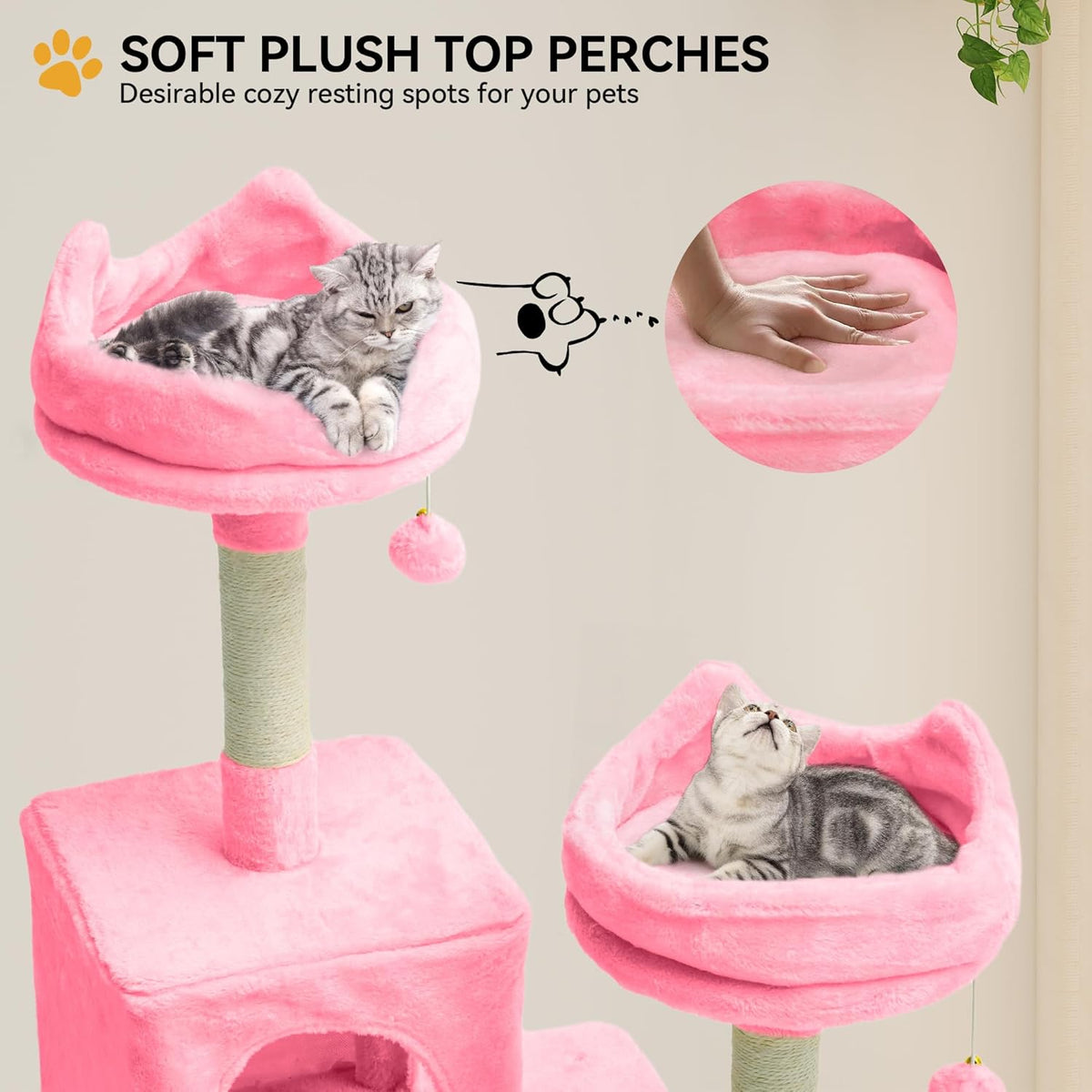 75-Inch Tall Cat Tree Indoor