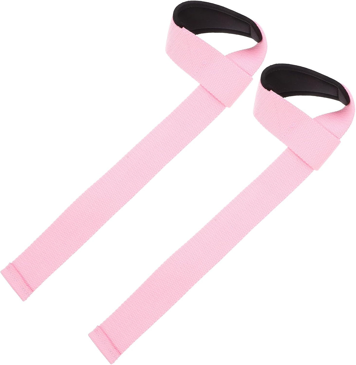 2pcs Pink Wrist Protector Weightlifting Straps with Anti-slip Grip for Women, Training Wrist Support Wraps for Deadlift and Workout Fitness