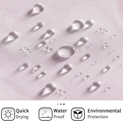 Pink Shower Window Curtains, Modern Abstract Marble Bathroom Window Curtain Small Short Bathroom Window Curtain Waterproof Fabric Machine Washable 8 PCS Hooks,40" Wx36 L