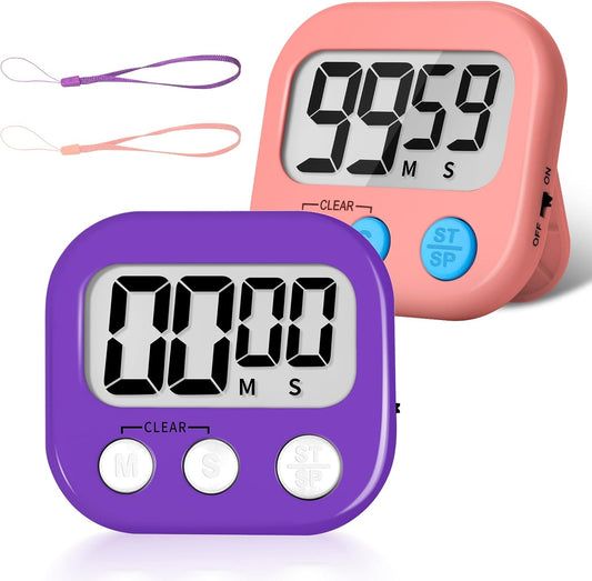 Classroom Timer for Kids Teachers 2 Pack Digital Timers Pur Pk