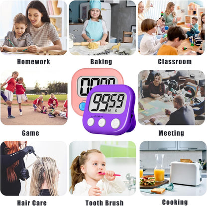 Classroom Timer for Kids Teachers 2 Pack Digital Timers Pur Pk