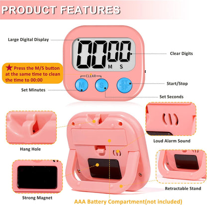 Classroom Timer for Kids Teachers 2 Pack Digital Timers Pur Pk