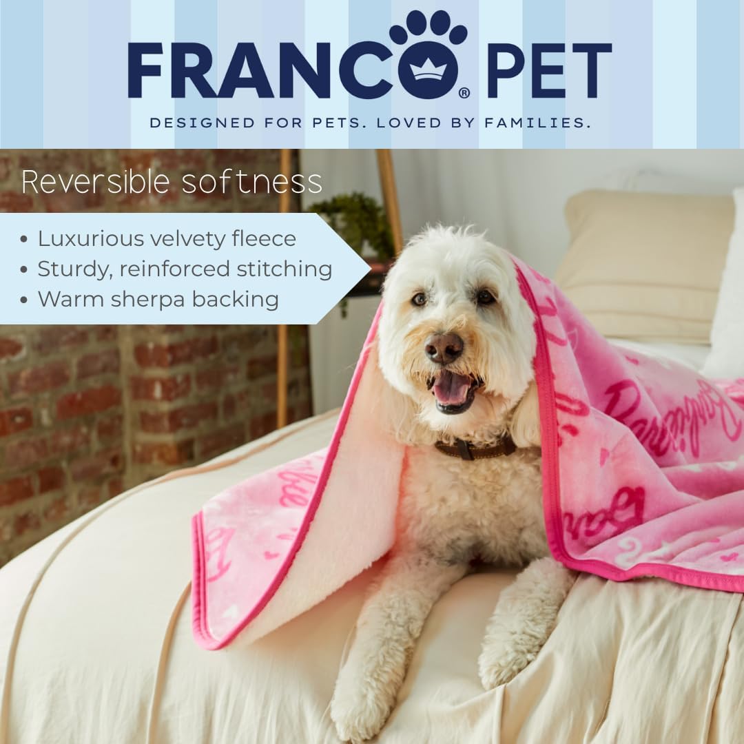 Barbie Waterproof Dog Bed Cover, XL 60x80 Pet Blanket for Furniture Bed Couch Sofa, (Officially Licensed) by Franco