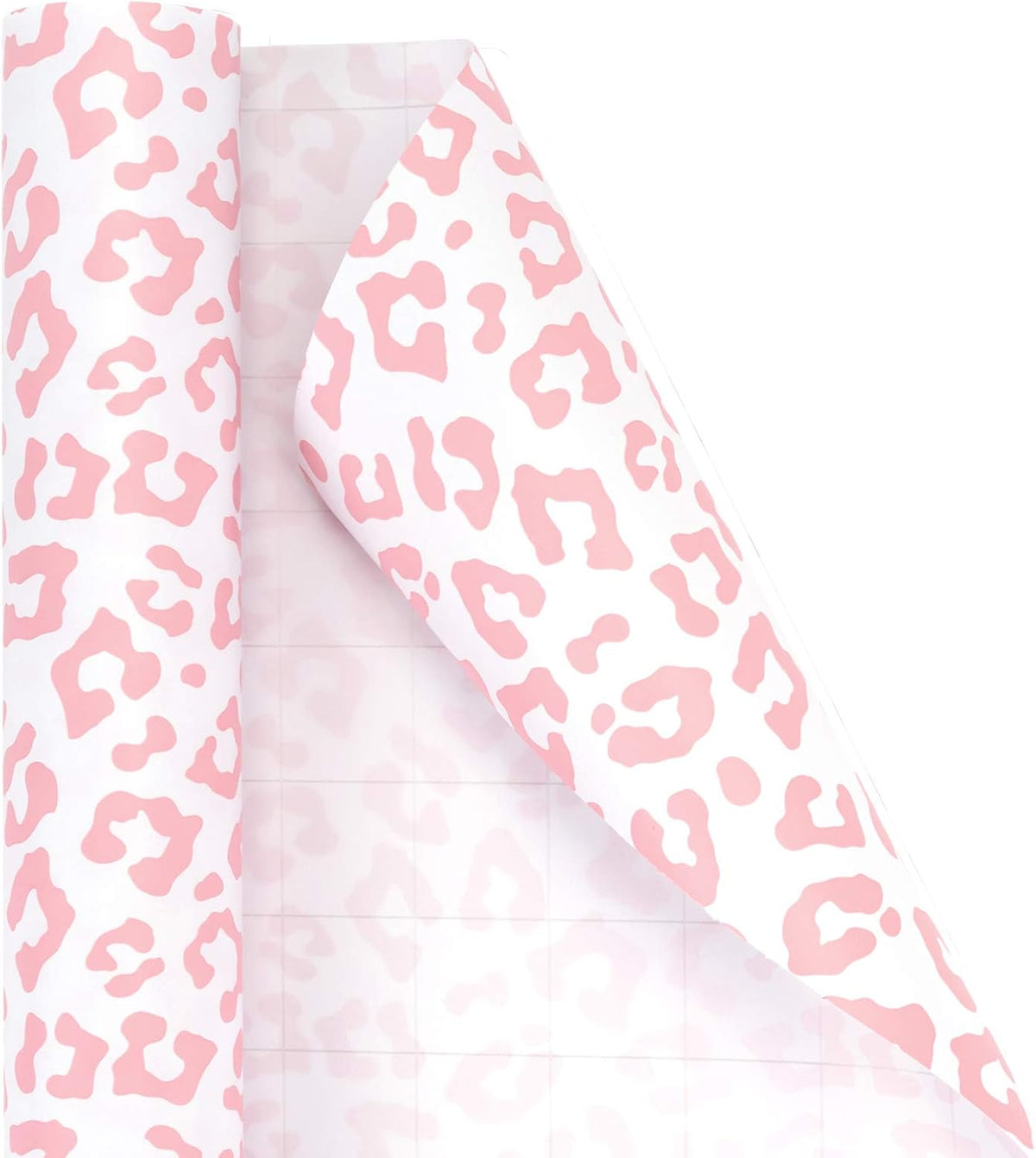 30 Inch Leopard Wrapping Paper Roll - Pink Leopard Print for Birthday, Holiday, Wedding, Party, Baby Girl Present Packing - 30 inch x 33 feet
