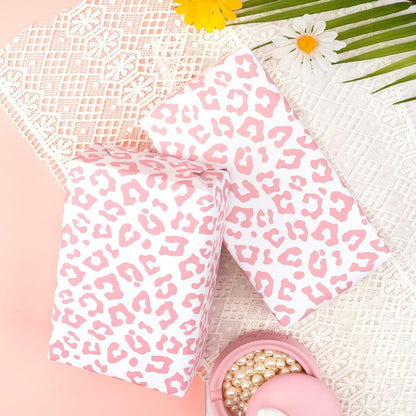30 Inch Leopard Wrapping Paper Roll - Pink Leopard Print for Birthday, Holiday, Wedding, Party, Baby Girl Present Packing - 30 inch x 33 feet