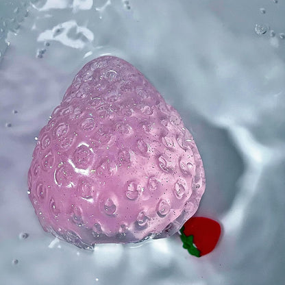 Taba Squishy Strawberry Kawaii Stress Ball , Crystal, 1pcs