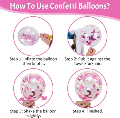 Pink Balloons, 50 Pcs Light Pink for Girls Princess Baby Shower Party Decor