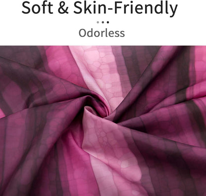 Pink Abstract Ombre Striped Shower Curtain,72x72