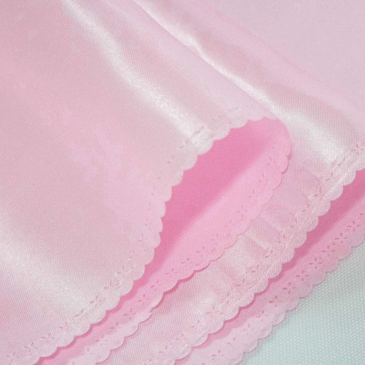 12 Pack Pink Table Runners, Satin Table Runner 12x108 Inches Long, Silk and Smooth Fabric Table Runner for Wedding, Parties, Banquets, Events Decoration