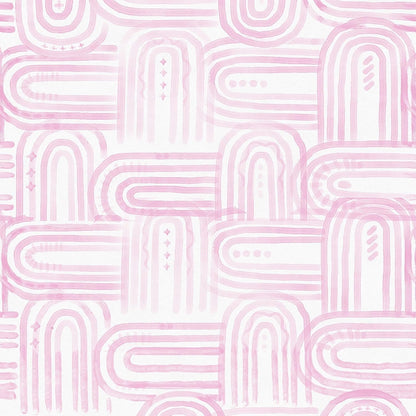 Boho Peel and Stick Wallpaper Modern Light Pink Contact Paper 17.3"x 1200" Self-Adhesive Removable Waterproof Geometric Wallpaper Vinyl Roll for Bathroom Bedroom Cabinets Décor
