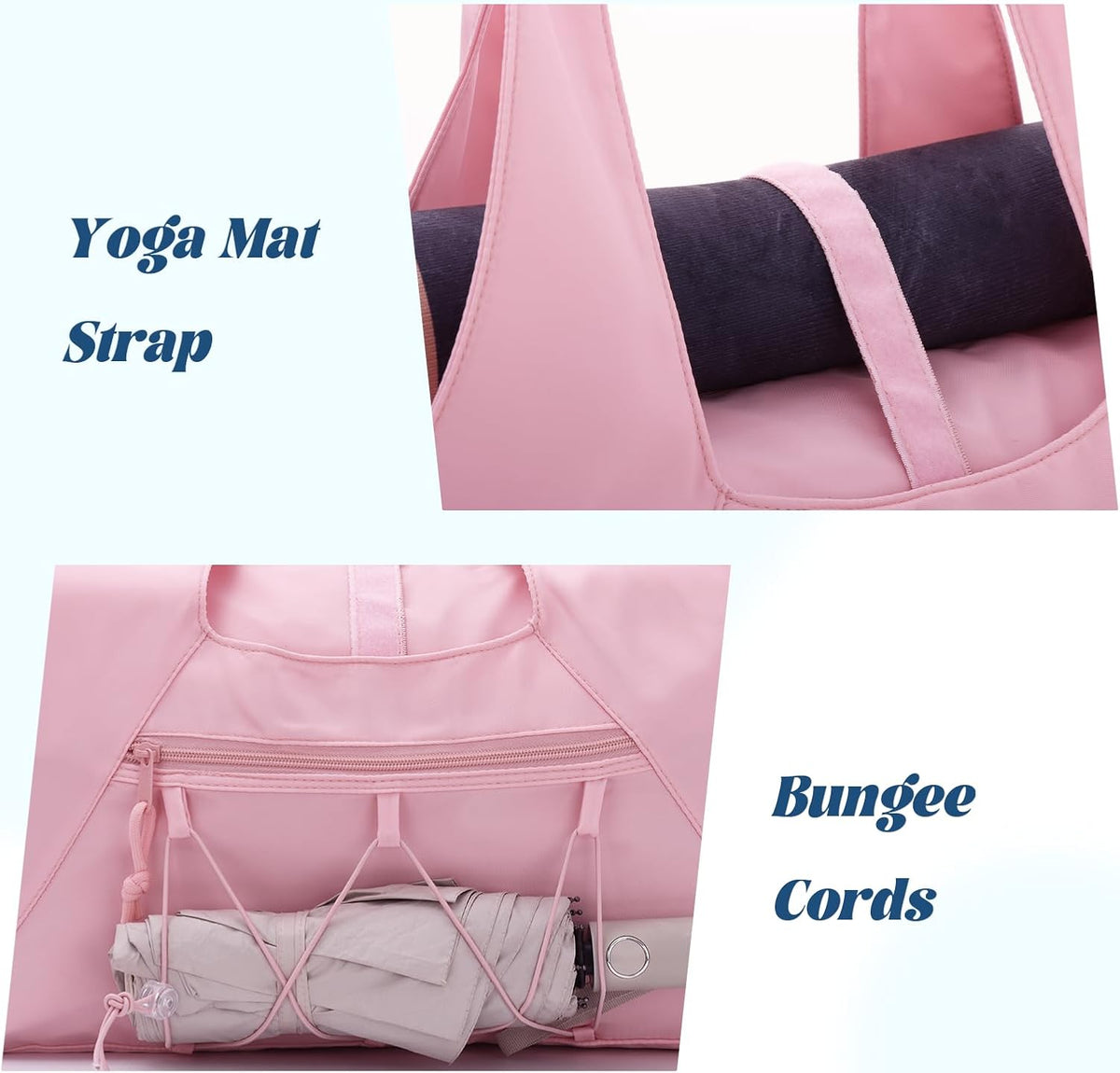 Gym Bag for Women Sports Duffel Bag Lightweight Yoga Tote Travel Carry On Handbag with Shoes Compartment