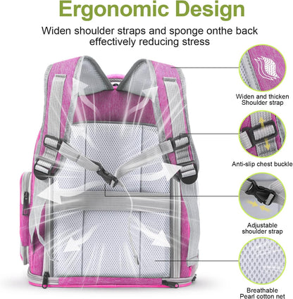 Expandable Cat Backpack Large Space Cat Bubble Backpack Carrier