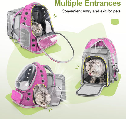 Expandable Cat Backpack Large Space Cat Bubble Backpack Carrier
