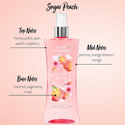 Signature Fragrance Body Spray, Sugar Peach, 8 fl oz