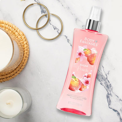 Signature Fragrance Body Spray, Sugar Peach, 8 fl oz