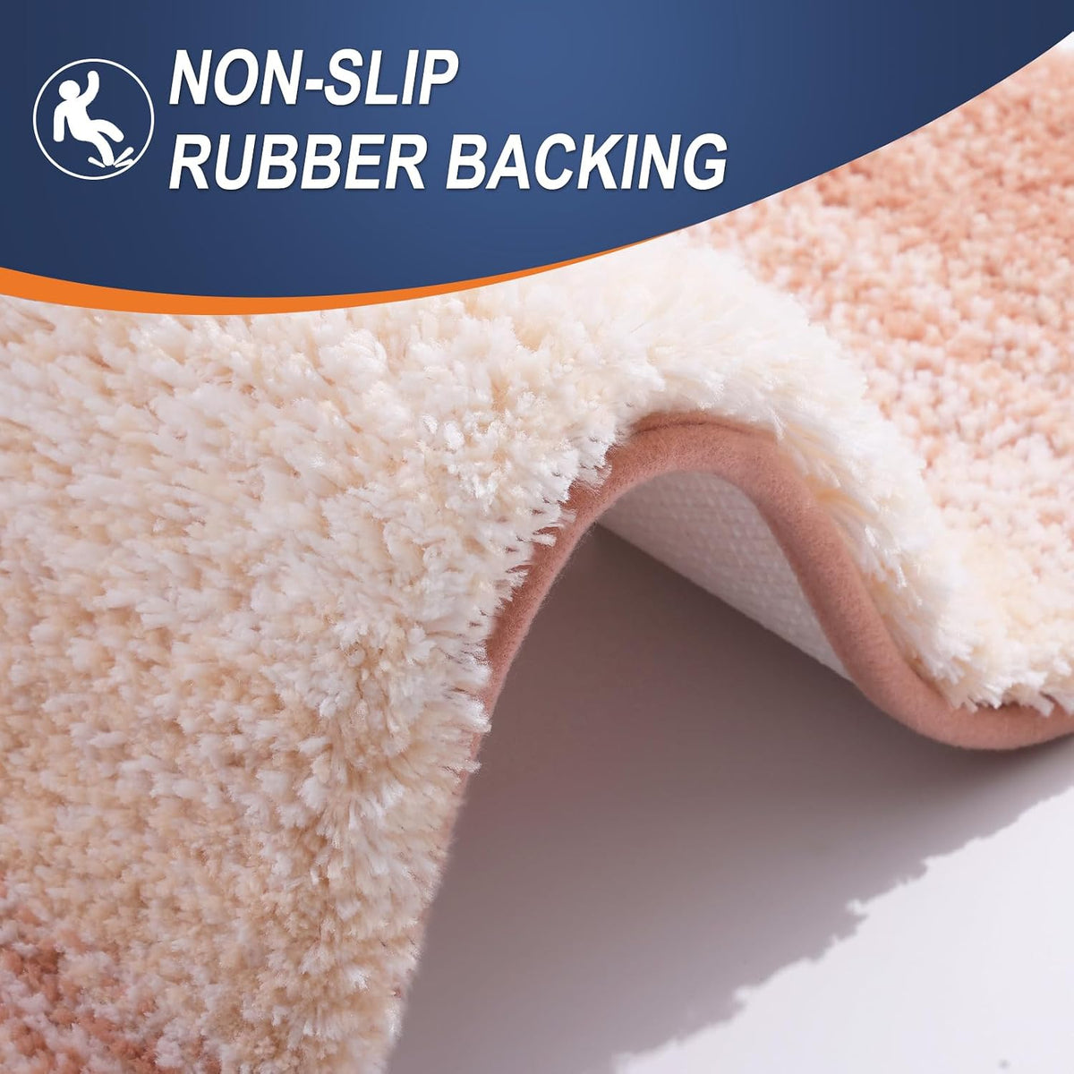 Small Bathroom Rugs 24x16, Extra Soft Absorbent Microfiber Bath Rugs