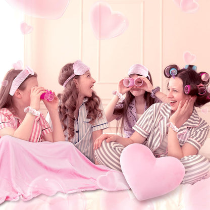 36 Pcs Sleepover Party Favor, Solid Color, Pink