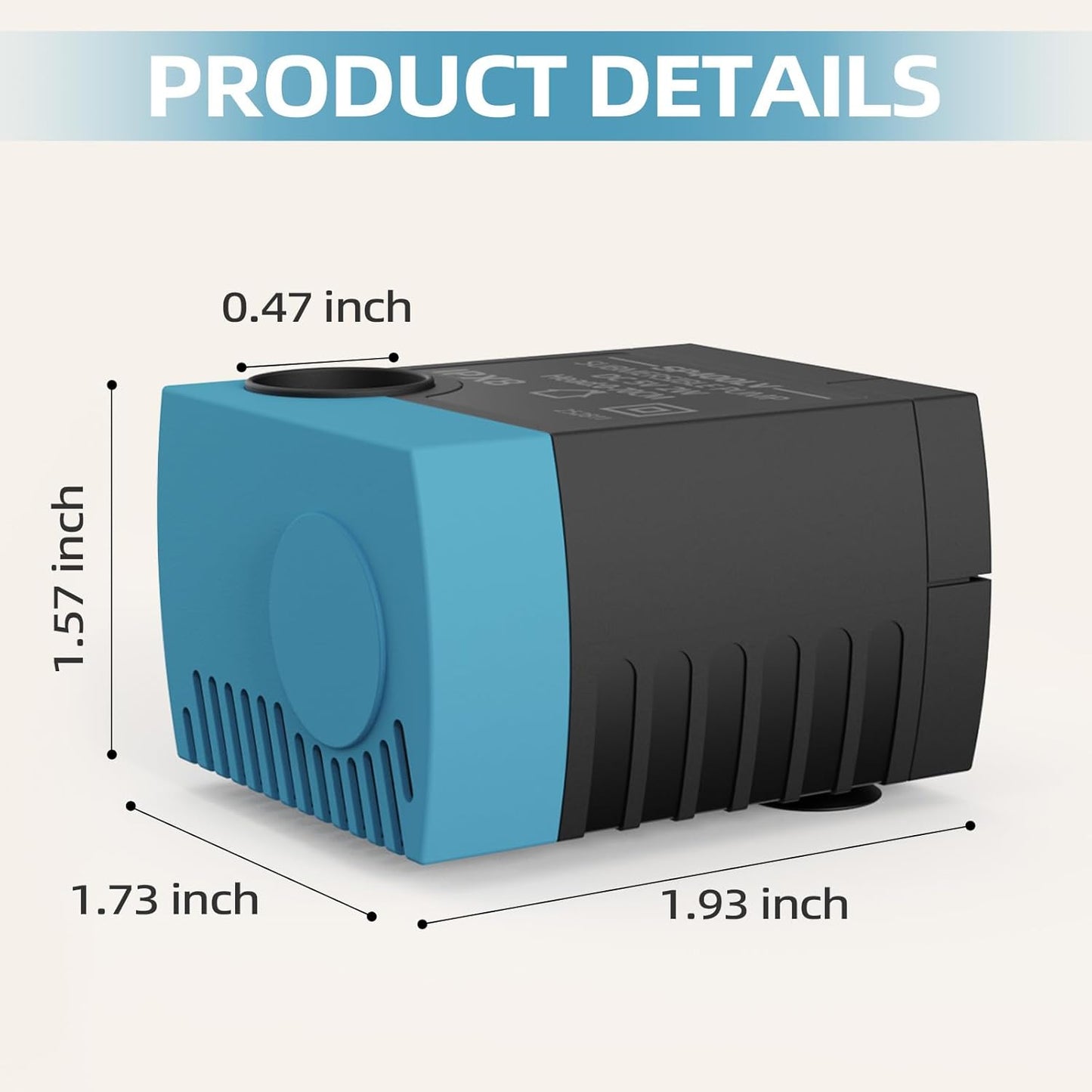 SP-400LV Submersible Pump, USB Replacement Pump for Pet Fountains, Quiet Low Voltage, Safe & Easy to Clean,Compatible with Ceramic, Butterfly,Stainless Steel and 360 Dog & Cat Water Dispensers