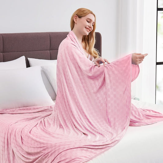 Topcee Cooling Blanket, Summer Cooling Blankets for Hot Sleepers, Arc-Chill Q-Max>0.5 Cool Fiber, Oeko-TEX 100% Certified, Soft, Breathable, Double-Side Bed Throw,Keep Cool for Adults Kids 90"x108"