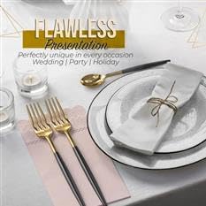 Peach Scalloped Napkins Disposable 20 Pcs 3-Ply Peach Scalloped Dinner Napkins Disposable Decorative for Dinners & Parties, Paper Guest Towels for Bathroom & Party Supplies
