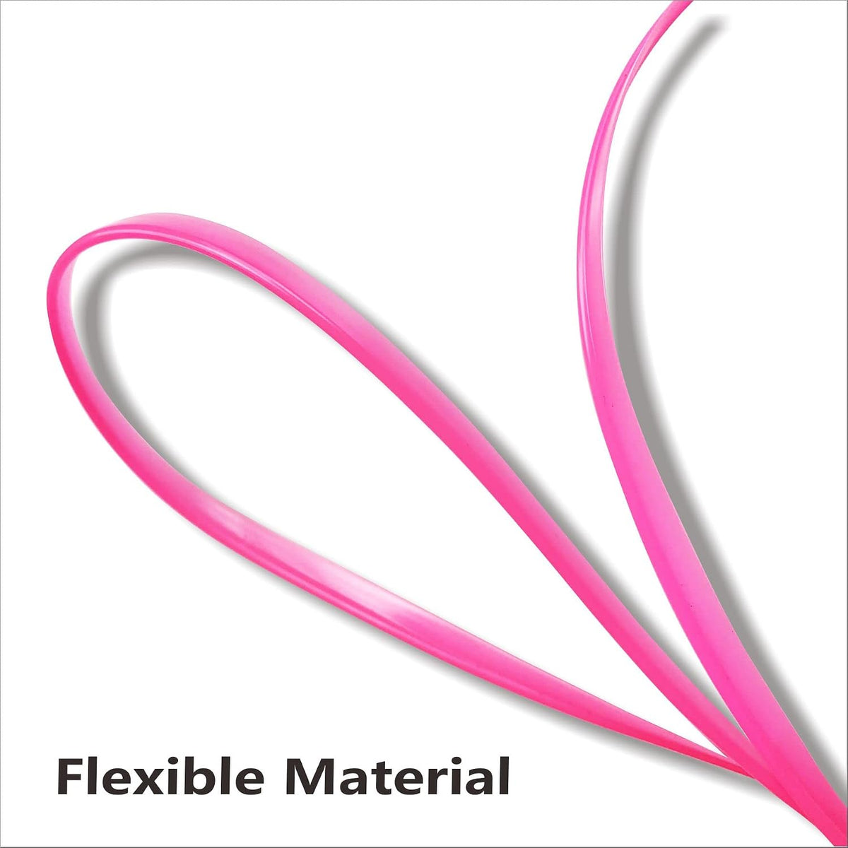 Pink Car Interior Decorative Molding Door Panel Gap Trim Strip (23Ft)