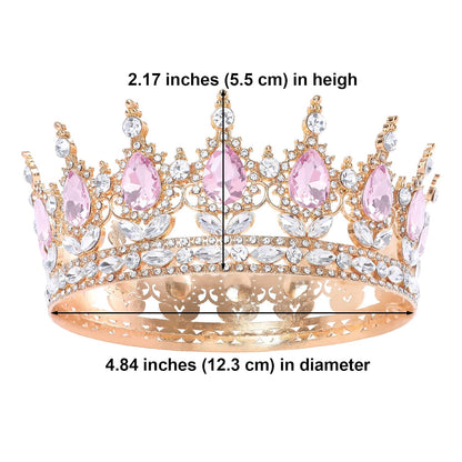 Queen Crown Princess Tiara for Women Birthday Cake Party Pageant