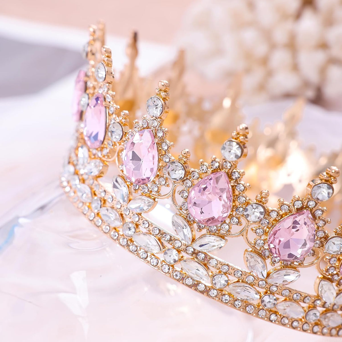 Queen Crown Princess Tiara for Women Birthday Cake Party Pageant