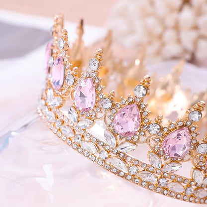 Queen Crown Princess Tiara for Women Birthday Cake Party Pageant