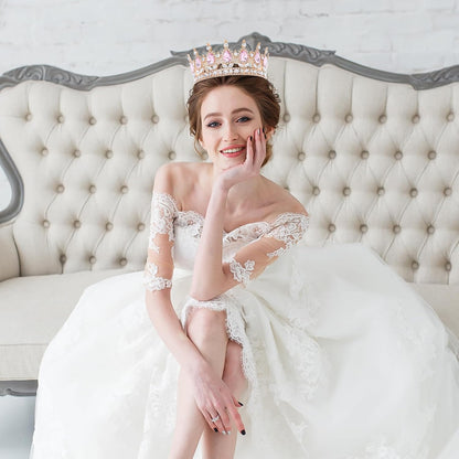 Queen Crown Princess Tiara for Women Birthday Cake Party Pageant
