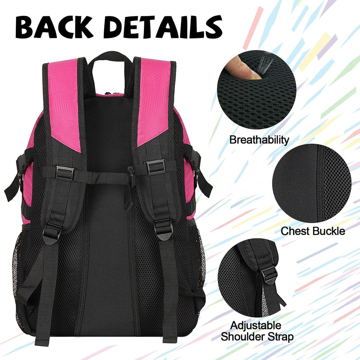 Goloni 35L Basketball Bag,Basketball Backpack with Shoe and Ball Compartment,Backpack for Soccer, Volleyball