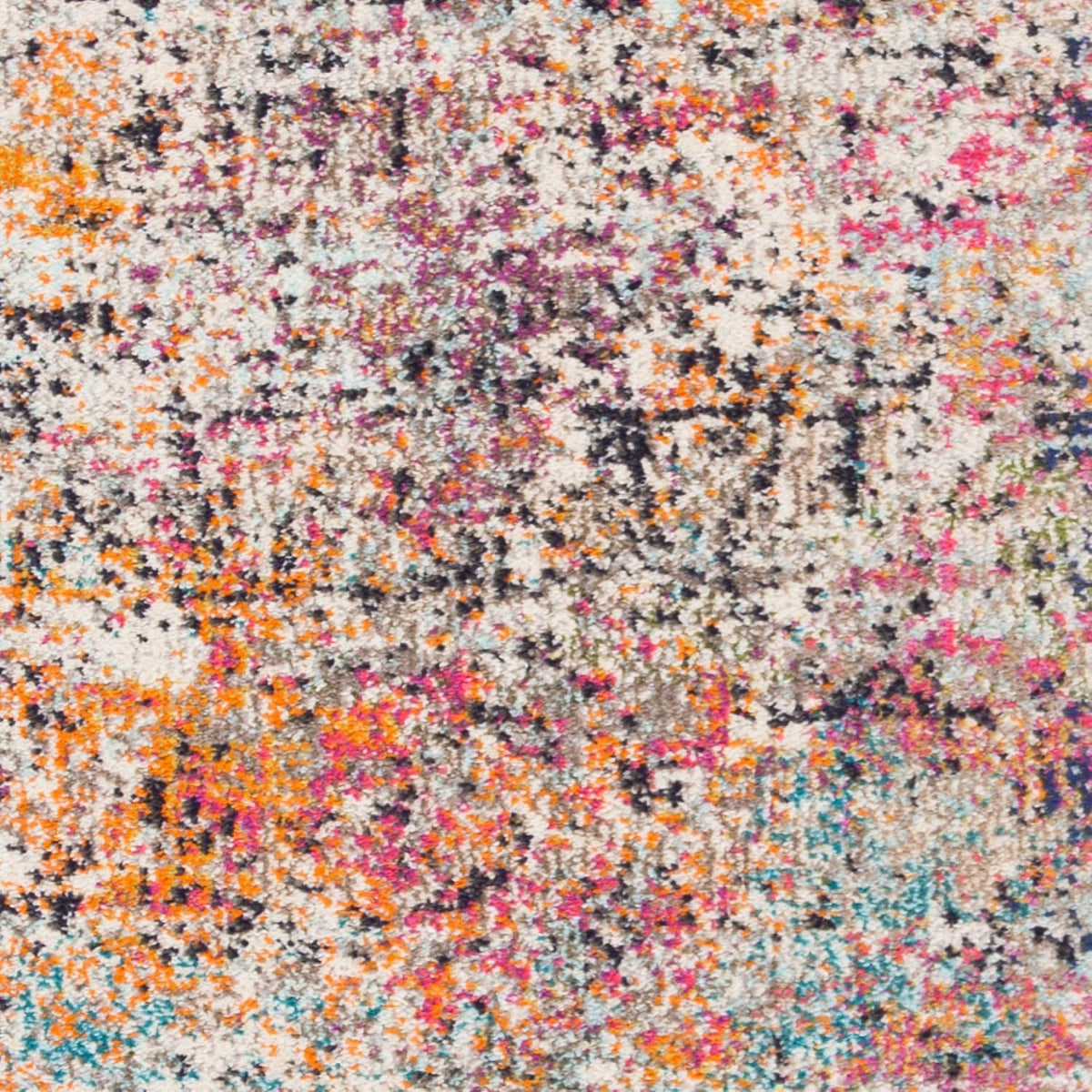 Madison Collection Area Rug - 5'3" x 7'6", Grey & Pink, Modern Abstract Design, Non-Shedding & Easy Care, Ideal for High Traffic Areas in Living Room, Bedroom (MAD460A)