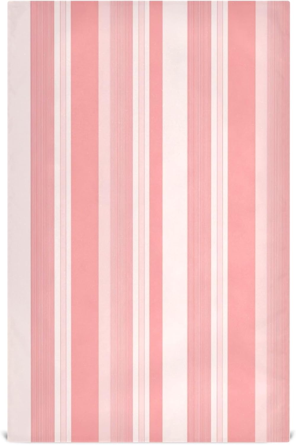 Pastel Pink Stripes Artistic Spring Kitchen Dish Towel Set Decorative Hand Tea Towels Cute Dish Cloths Thin Quick Drying 18 x 28 Inch, 4 Packs