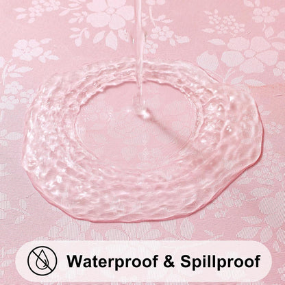 Rectangle Waterproof Heavy Duty Vinyl Tablecloths, 60 x 84 Inch