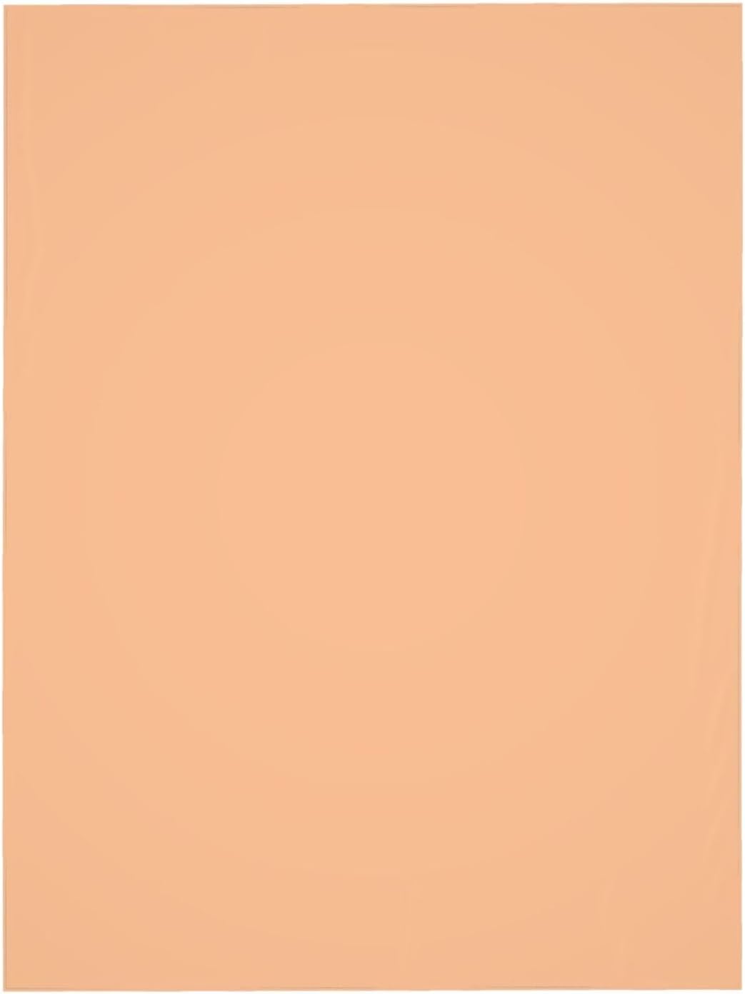 Trendy Peach Solid Color Elegant Rectangle Table Cloth Soft Washable Oblong Tablecloth Covers for Kitchen & Table Linens 54" x 72"
