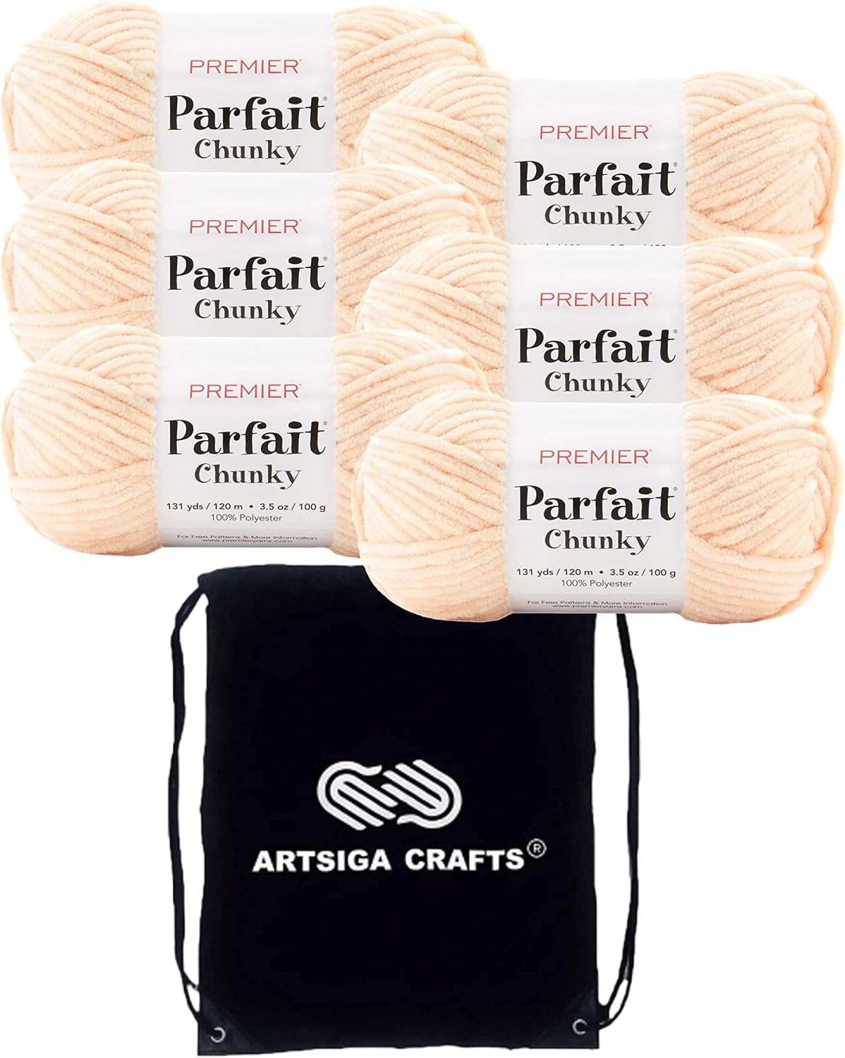 Yarns Parfait Chunky Chenille Peach 1150-22