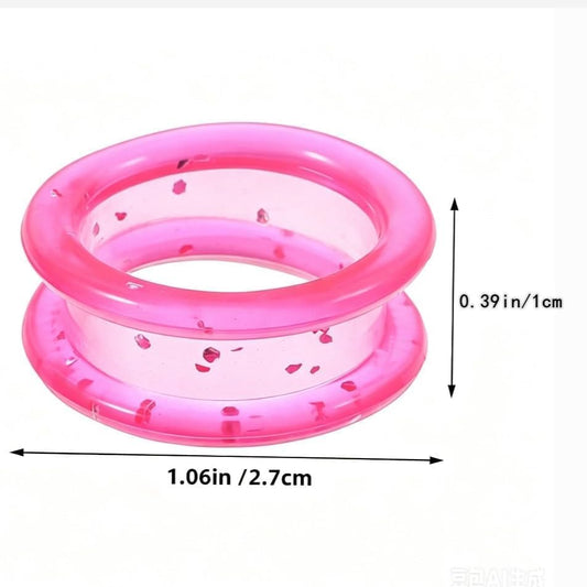 10Pcs Pink Silicone Scissors Finger Rings Grips Grooming Shear Thumb Inserts Finger Protector Ring for Barber Hair Cutting Scissors Pet Shears Hair Cutting Shears Hair Cutting Tools