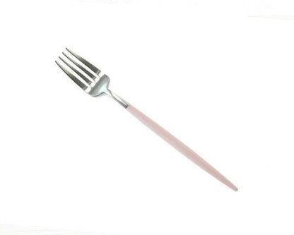 GOA Pink Silver Dessert Fork G007PK