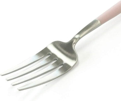 GOA Pink Silver Dessert Fork G007PK