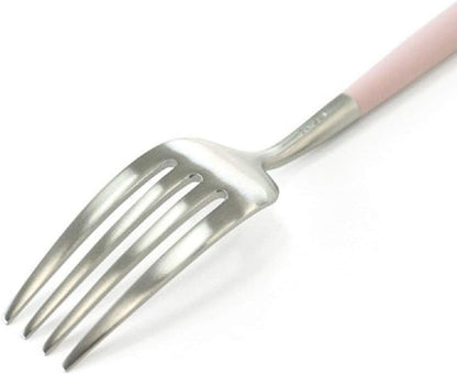 GOA Pink Silver Dessert Fork G007PK