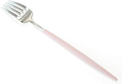 GOA Pink Silver Dessert Fork G007PK