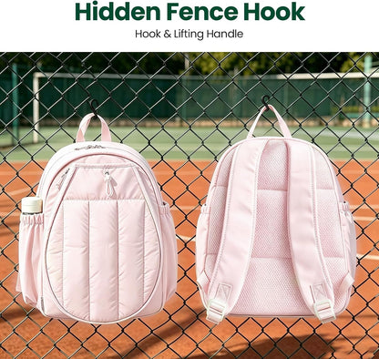 Tennis Bag for Women, Tennis Backpack Holds 2 Rackets