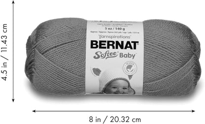 Softee Baby Yarn for Crocheting Soft, Soft Peach, 3-Pack
