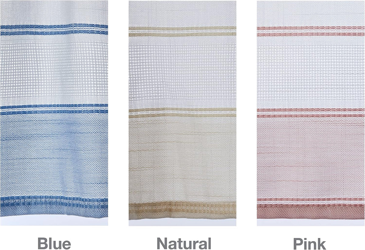 SKL Home by Saturday Knight Carrick Stripe Valance, 56" x 13", Pink