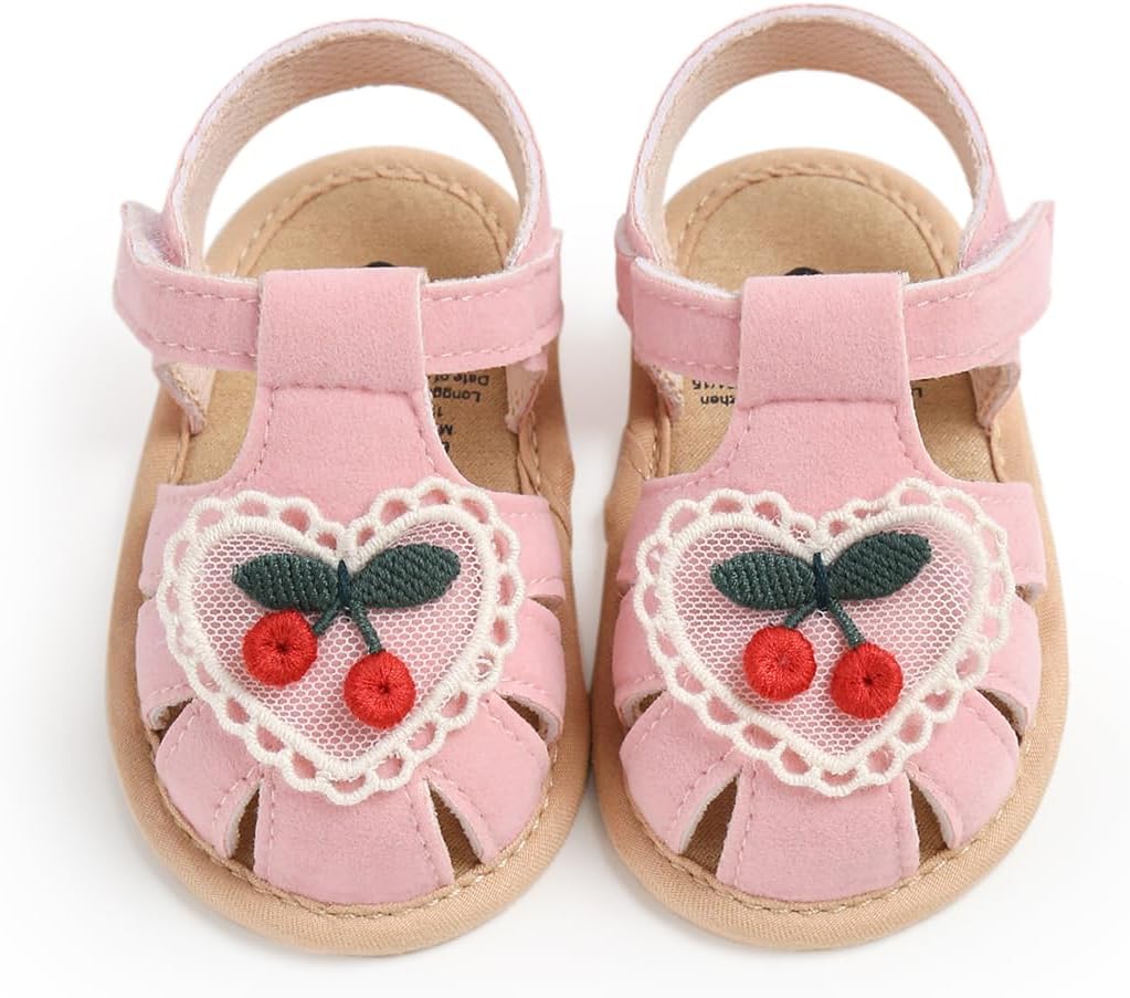 Baby Boys Girls Sandals Soft Sole Summer Infant Wedding Dress Flat Shoes Beach Sandal Newborn Crib Shoes First Walkers