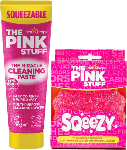Stardrops Squeezable Cleaning Paste with SQeeZY Sponge