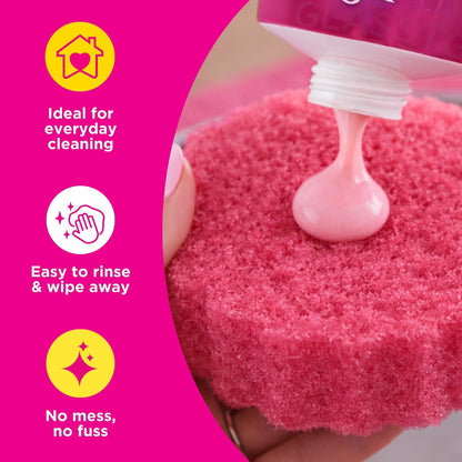 Stardrops Squeezable Cleaning Paste with SQeeZY Sponge
