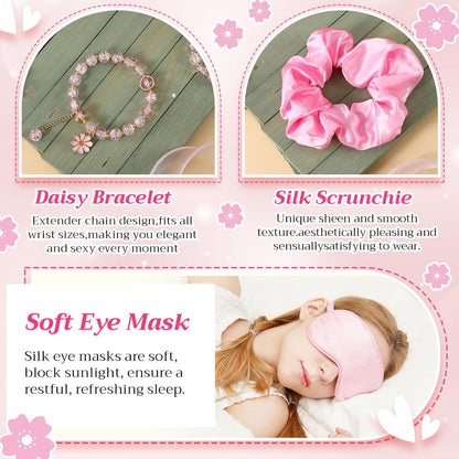 6 Sets Teens Girl Party Favors Bulk Women, Cherry Blossoms, Pink