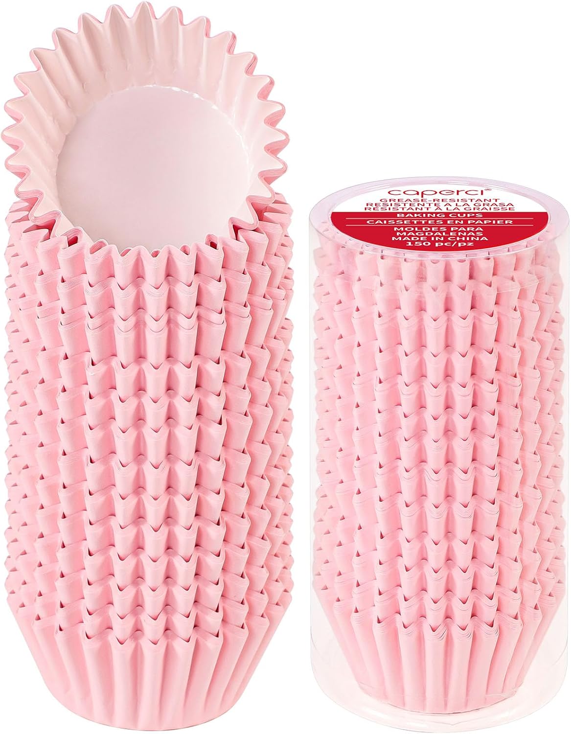 Heavy Duty Pink Cupcake Liners Standard Muffin Baking Cups 150pcs